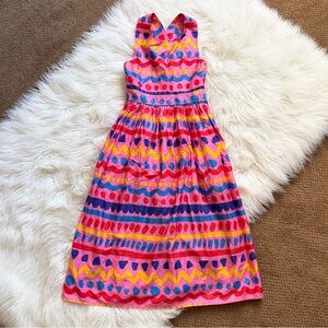 Stella McCartney Girls’ Woven Sateen Printed Racerback Dress 12